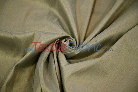 Faux Silk Polyester Dupioni Fabric - Solid Texture, 54" Width, Multiple Colors (Yards, Bolts, Sample Swatch)