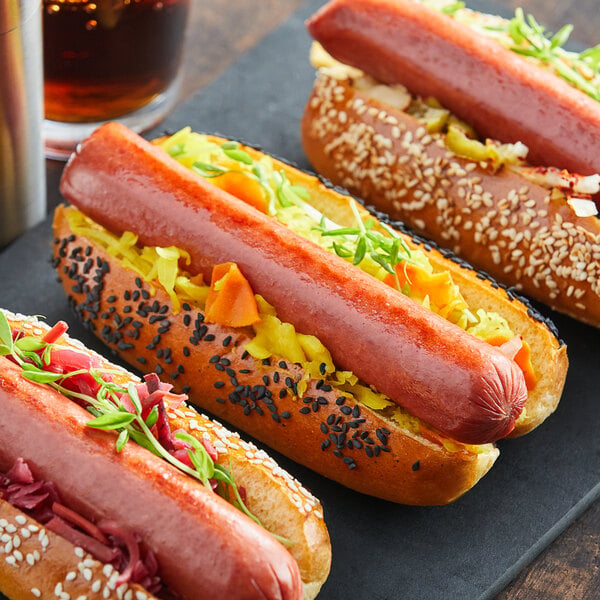 Broadleaf 5/1 All-Natural Wagyu Beef Franks - 50/Case