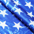 Vintage Stars - Stripes Polyester Spandex Fabric - American Flag Stars And Stripes, Royal/White And Red/White, 58/60" Width (1 Yard)