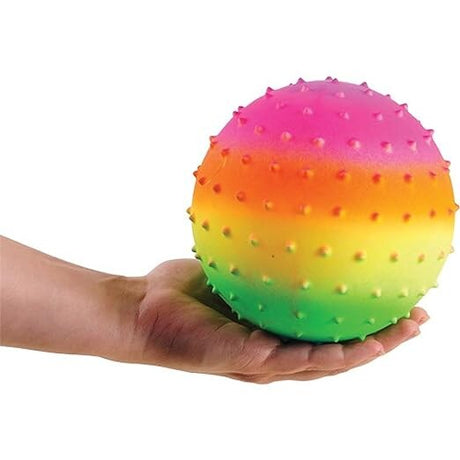 Inflatable Rainbow Knobby Balls