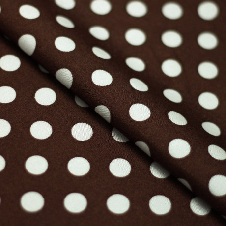 E-Z Dots Nylon Spandex Fabric - Large Polka Dots Print, 58/60" Width (1 Yard)