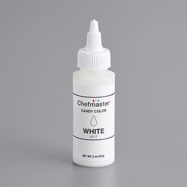 Chefmaster 2 oz. White Oil-Based Candy Color
