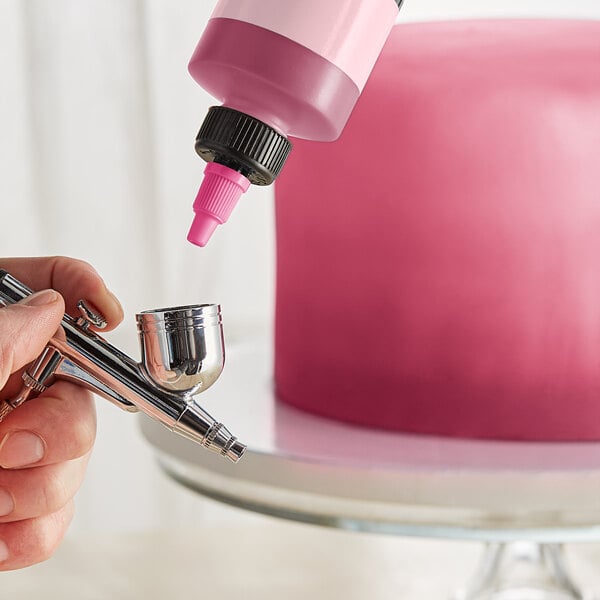 Chefmaster 9 oz. Deep Pink Airbrush Color