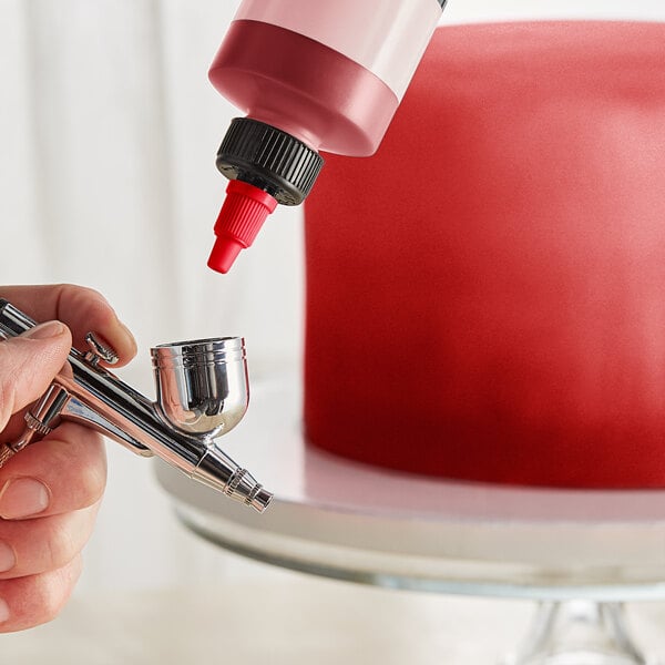 Chefmaster 9 oz. Metallic Red Airbrush Color