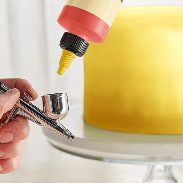Chefmaster 9 oz. Neon Brite Yellow Airbrush Color