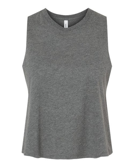 BELLA + CANVAS® Women's Racerback Crew Neck Crop Tank - 6682