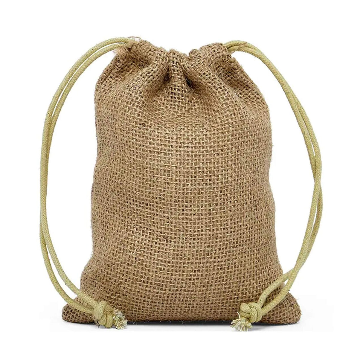 Colored Jute Bags 6 '' X 10 '' Natural