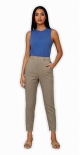BELLA + CANVAS® Women's Racerback Crew Neck Crop Tank Top