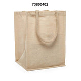 Natural Jute Shopping Bags 9 3/4 '' X 9 3/4 '' X 13 7/8 '' Fine Weave Medium