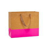 Two-Tone Euro Tote Bags 10" x 4" x 8 1/2" Stylish Durable Gift Packaging