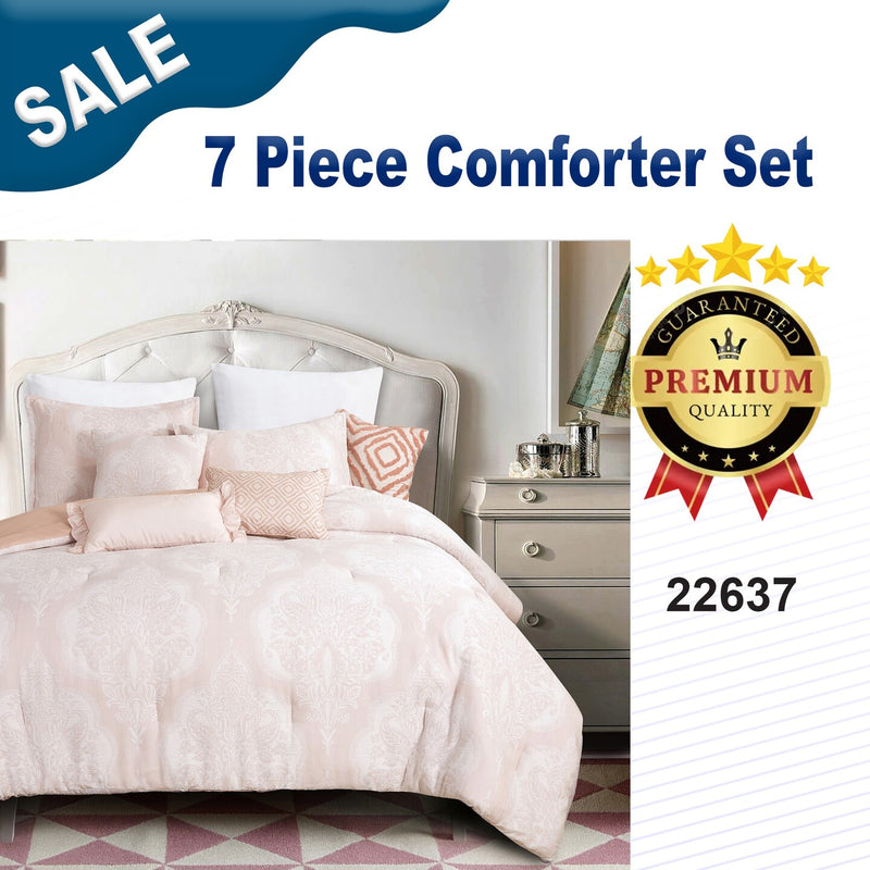 Chiara 7 Pieces Bedding Comforter Set
