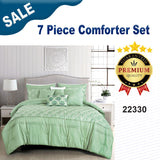 7 Pieces Comforter Set Elevate Bedroom with Luxury & Style