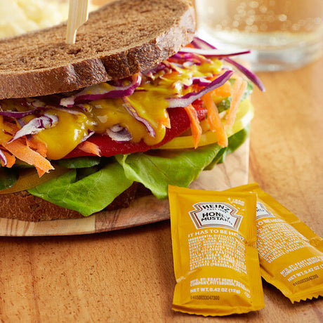 Heinz 12 Gram Honey Mustard Packets - 200/Case