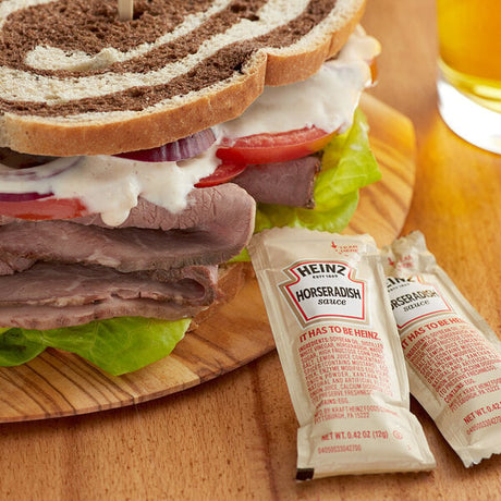 Heinz 12 Gram Horseradish Sauce Portion Packets - 200/Case