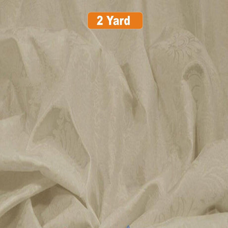Damask Flocking Taffeta Fabric - 60" Wide for Curtains, Apparel, and Décor