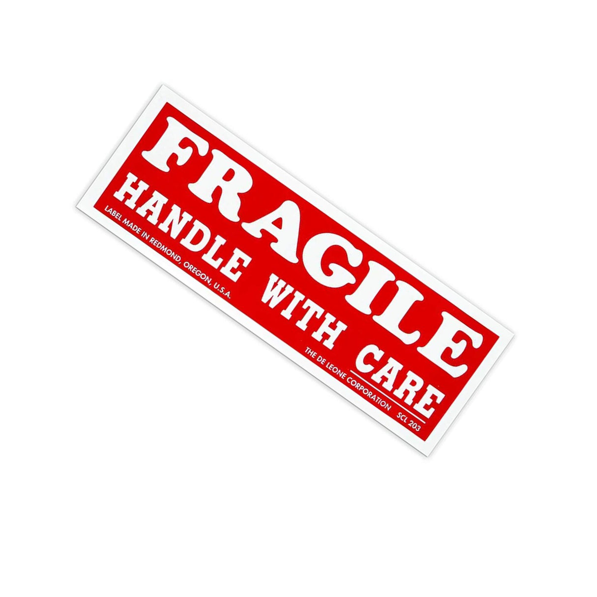 Multi-Functional 1 1/2''x 4" Glass Labels 500 Labels per Roll