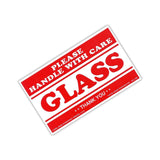 Multi-Purpose 2 1/2 '' x 4" Glass Labels 500 Labels per Roll