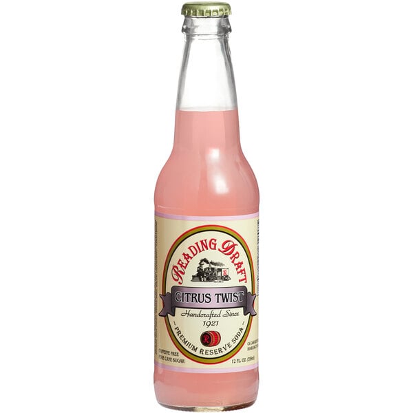 Reading Soda Works Citrus Twist 12 fl. oz. - 12/Case
