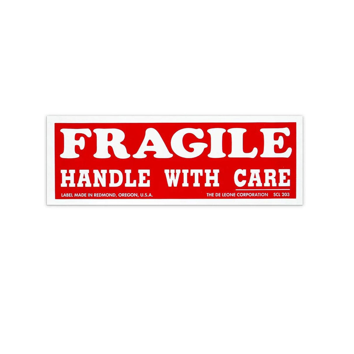 Multi-Functional 1 1/2''x 4" Glass Labels 500 Labels per Roll