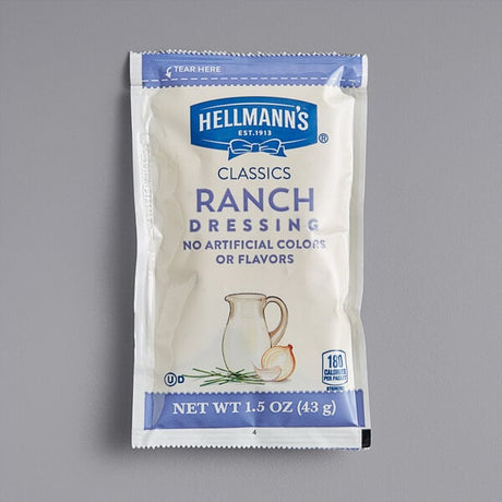 Hellmann's 1.5 oz. Ranch Dressing Packets - 102/Case