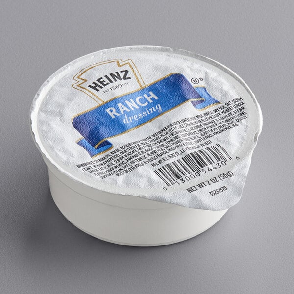 Heinz 2 oz. Ranch Dressing Cup - 60/Case