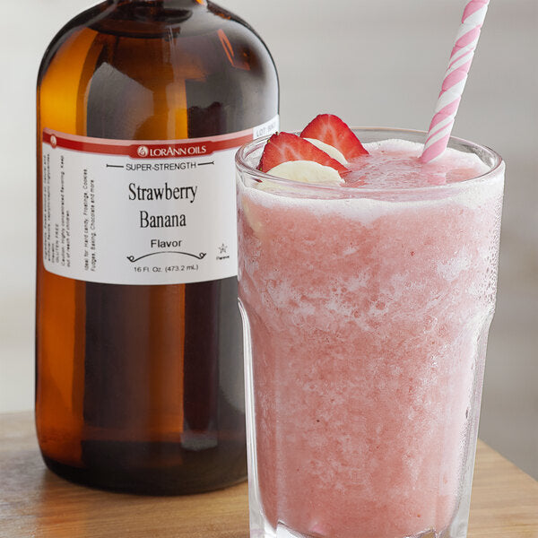 LorAnn Oils 16 fl. oz. Strawberry Banana Super Strength Flavor