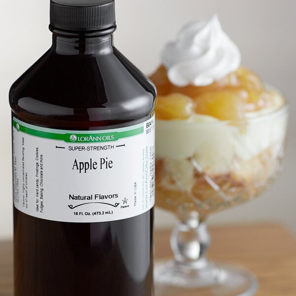 LorAnn Oils 16 fl. oz. All-Natural Apple Pie Super Strength Flavor