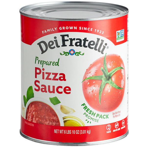 Dei Fratelli #10 Can Prepared Pizza Sauce - 6/Case