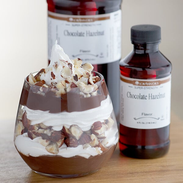 LorAnn Oils 4 fl. oz. Chocolate Hazelnut Super Strength Flavor