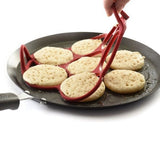 Norpro Silicone Silver Dollar Pancake Egg Ring, 7 Cavities
