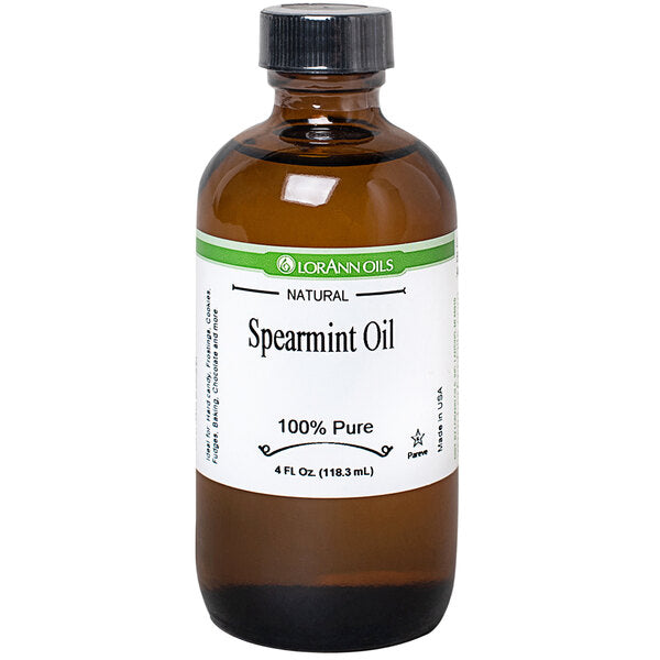 LorAnn Oils 4 fl. oz. All-Natural Spearmint Super Strength Flavor