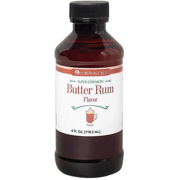 LorAnn Oils 4 fl. oz. Butter Rum Super Strength Flavor