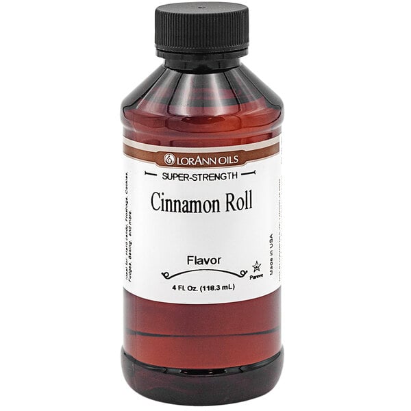 LorAnn Oils 4 fl. oz. Cinnamon Roll Super Strength Flavor