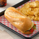 Amoroso's Philadelphia Hearth-Baked Sliced Hoagie Roll 2.8 oz. - 60/Case