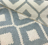 P Kaufmann Elation Ocean Mist Blue Reversible Chenille Fabric - Ocean Mist Blue Reversible Chenille, 57" Width (By The Yard)
