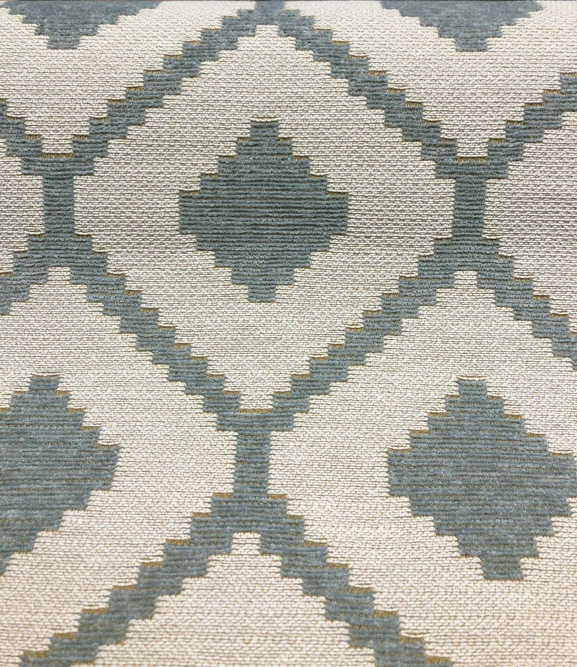 P Kaufmann Elation Ocean Mist Blue Reversible Chenille Fabric - Ocean Mist Blue Reversible Chenille, 57" Width (By The Yard)