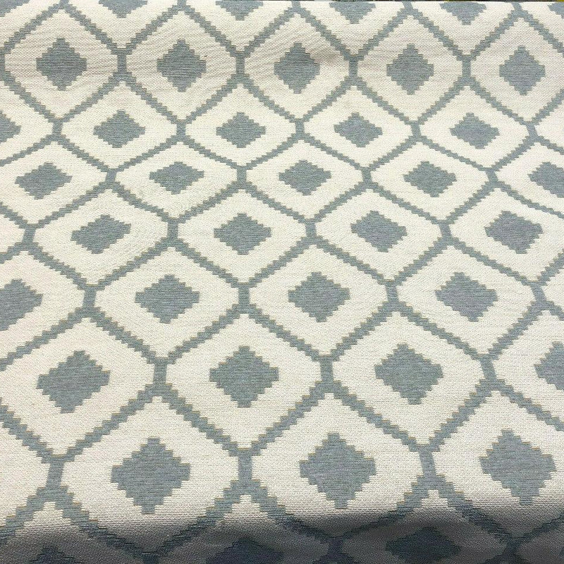 P Kaufmann Elation Ocean Mist Blue Reversible Chenille Fabric - Ocean Mist Blue Reversible Chenille, 57" Width (By The Yard)