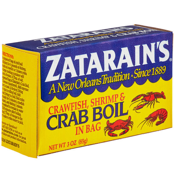 Zatarain's Dry Crab Boil Mix 3 oz. - 6/Case