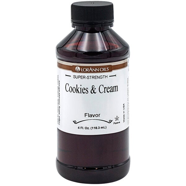 LorAnn Oils 4 fl. oz. Cookies and Cream Super Strength Flavor