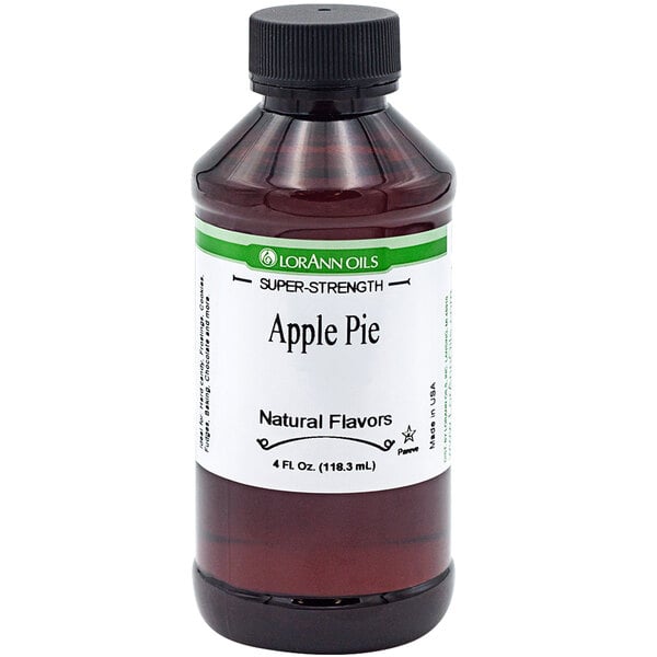 LorAnn Oils 4 fl. oz. All-Natural Apple Pie Super Strength Flavor