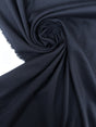Blue Polyester Cotton Blend Twill
