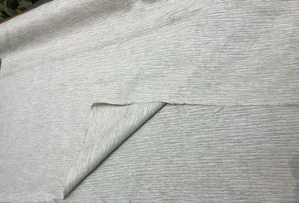 P Kaufmann Ocean Shore Sheer Natural Linen Look Polyester Fabric - Natural Linen Look, Sheer, 118" Width (1 Yard)