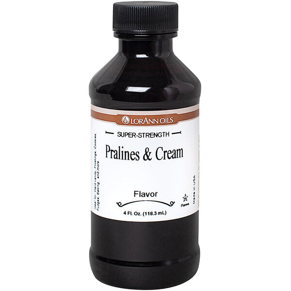 LorAnn Oils 4 fl. oz. Pralines and Cream Super Strength Flavor