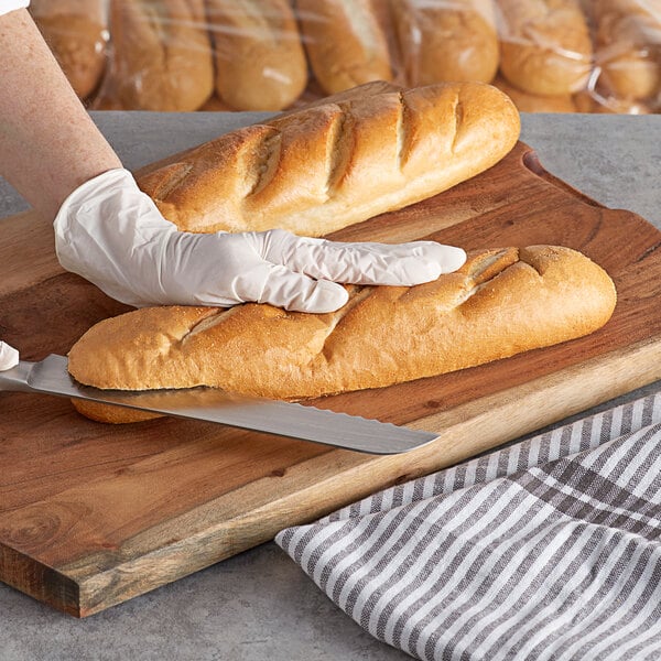Amoroso's Philadelphia Hearth-Baked Unsliced Hoagie Roll 4.1 oz. - 48/Case