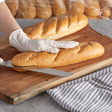 Amoroso's Philadelphia Hearth-Baked Unsliced Hoagie Roll 4.1 oz. - 48/Case