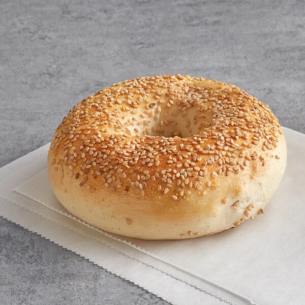 Original Bagel 4.5 oz. New York Style Sesame Seed Bagel - 75/Case