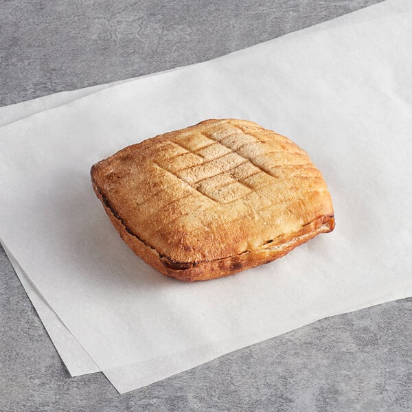 Father Sam's Bakery 3 1/2" x 3 1/2" Square White Pita Sandwich Bread - 96/Case