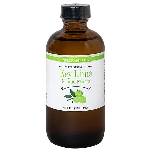 LorAnn Oils 4 fl. oz. All-Natural Key Lime Super Strength Flavor