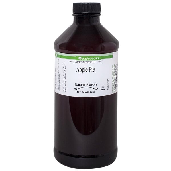 LorAnn Oils 16 fl. oz. All-Natural Apple Pie Super Strength Flavor