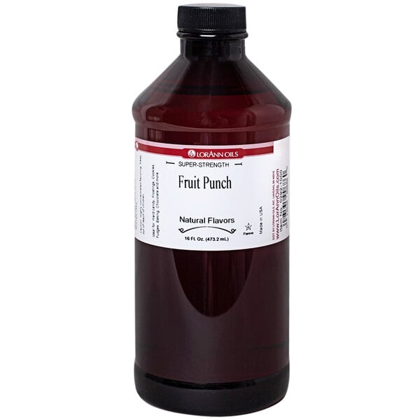 LorAnn Oils 16 fl. oz. All-Natural Fruit Punch Super Strength Flavor